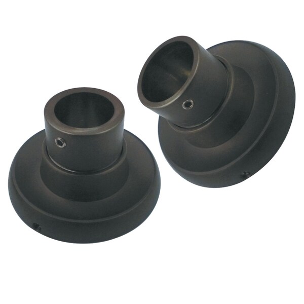 SRP315 Edenscape Brass Shower Rod Base, Oil Rubbed Bronze